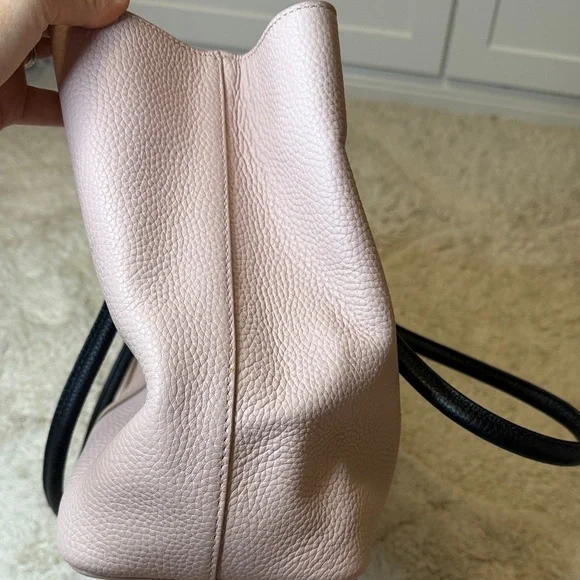 NWOT Kate Spade Pink Tote with Black Bow Accents - Picture 3 of 14